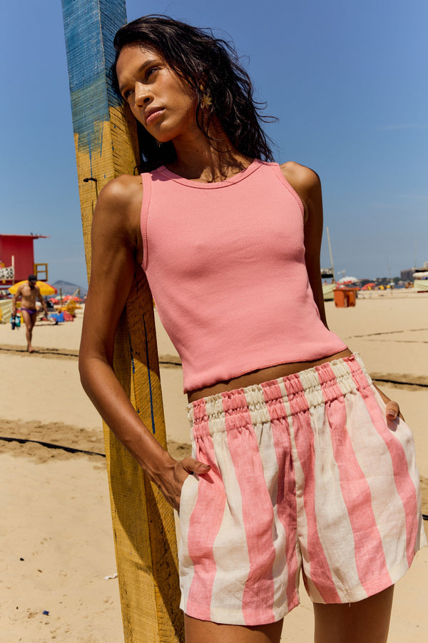 TABA TANK TOP - BLUSH