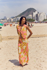 MENDOZA MAXI SKIRT - SOLEIL