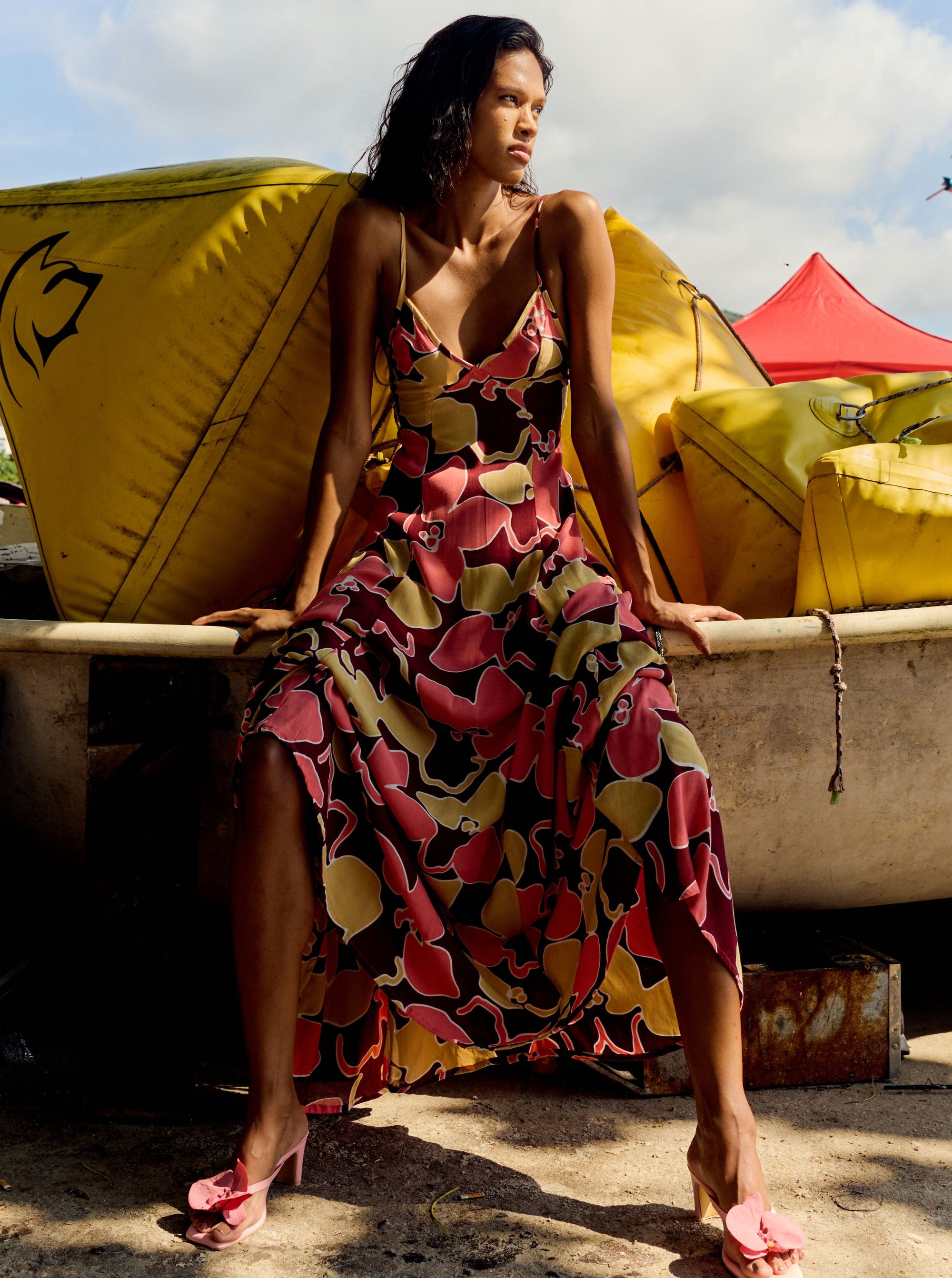 VERADO MAXI DRESS - MARAIS
