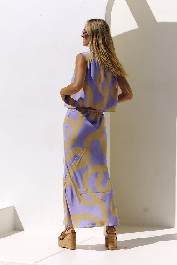 MENDOZA MAXI SKIRT - LUNEA