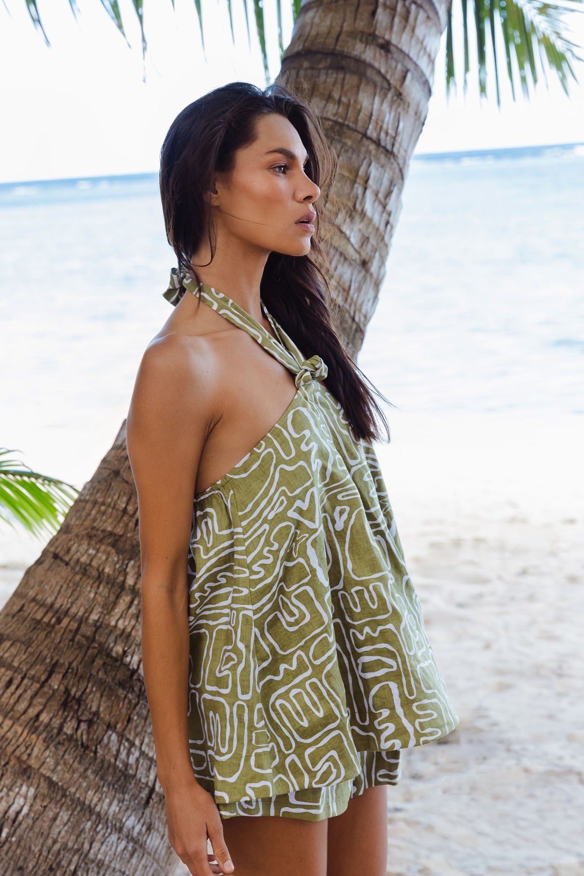 JUDE LINEN TOP - DENGO