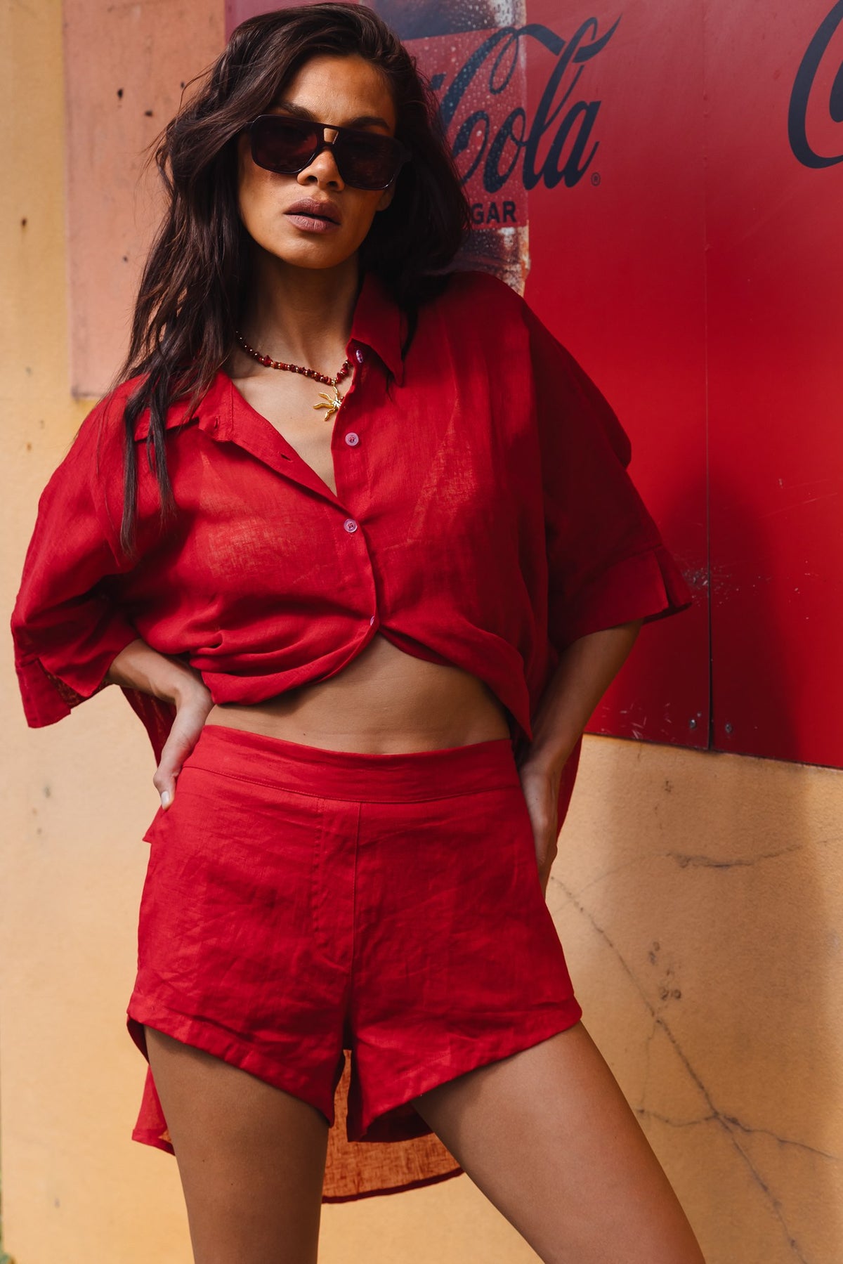 KEKOA SHORTS - POPPY