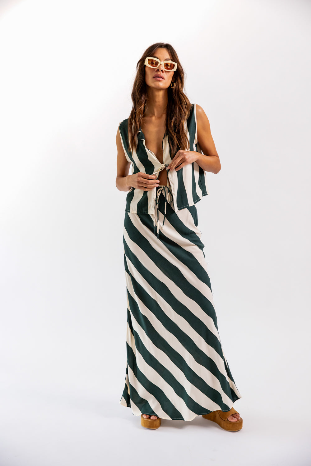 MENDOZA MAXI SKIRT - PORTOFINO