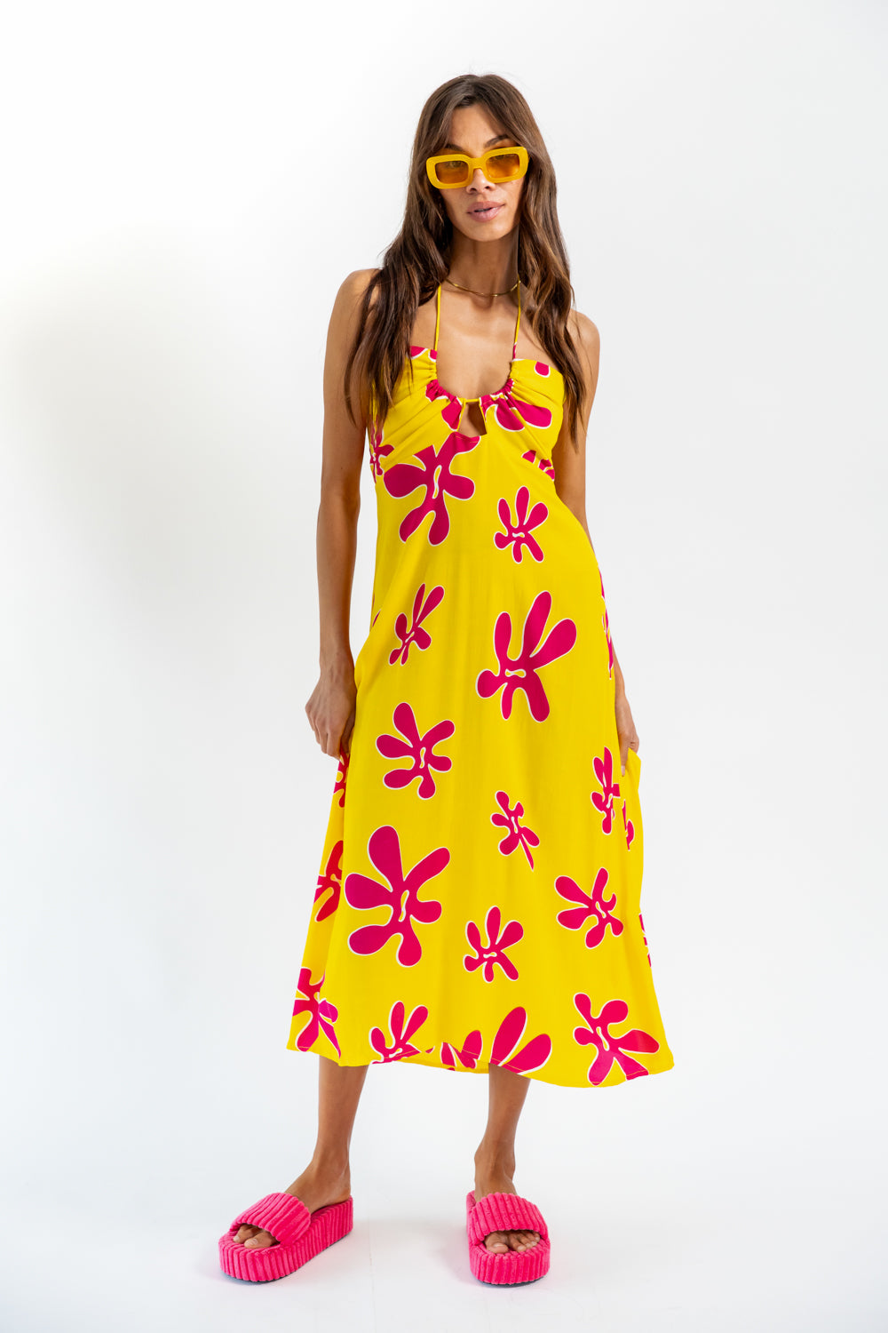 ARIA MIDI DRESS - VALENCIA