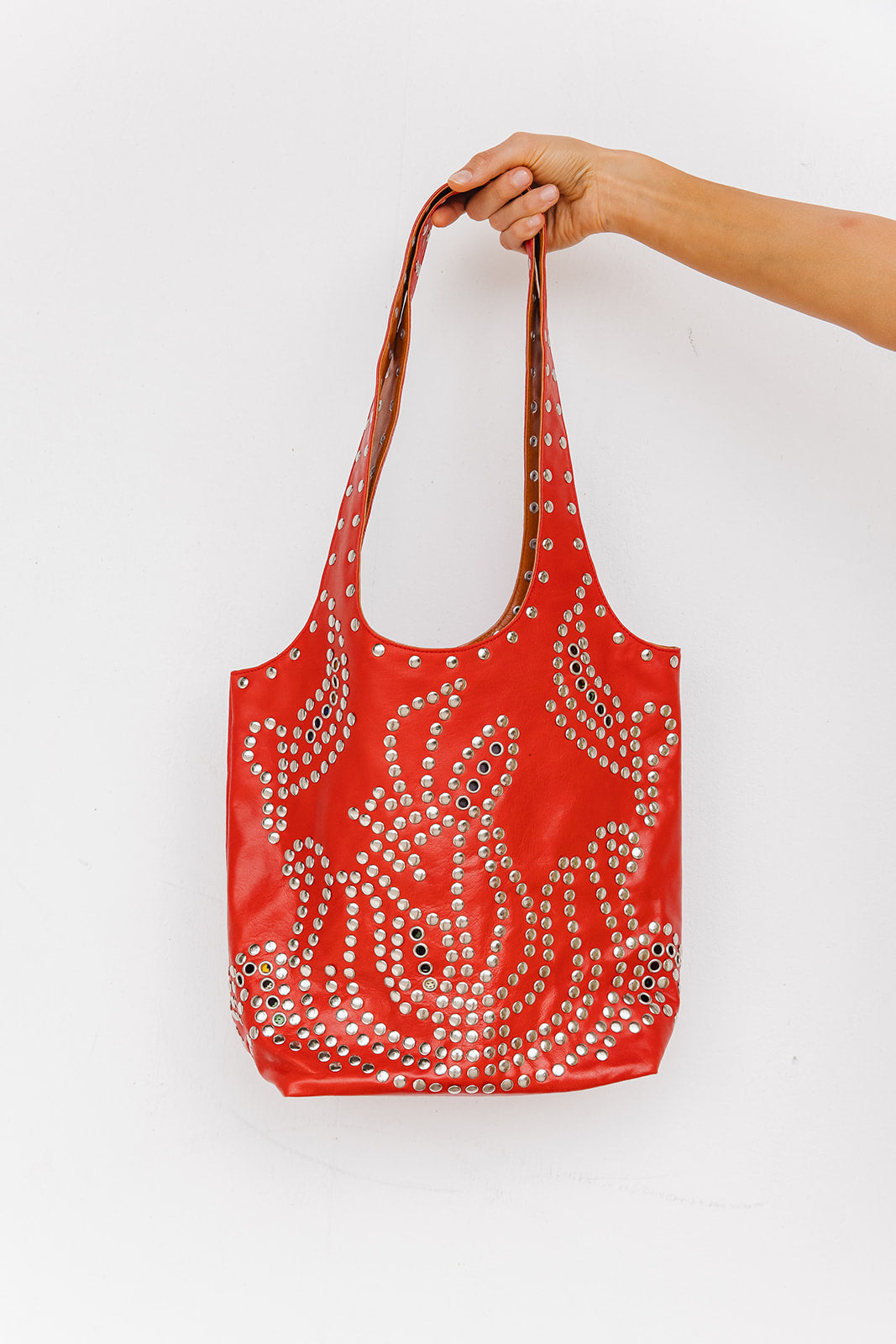 LOTUS BAG - RUBY RED