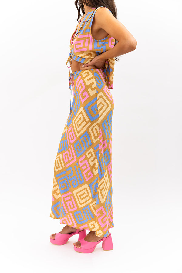 MENDOZA MAXI SKIRT - ARETI