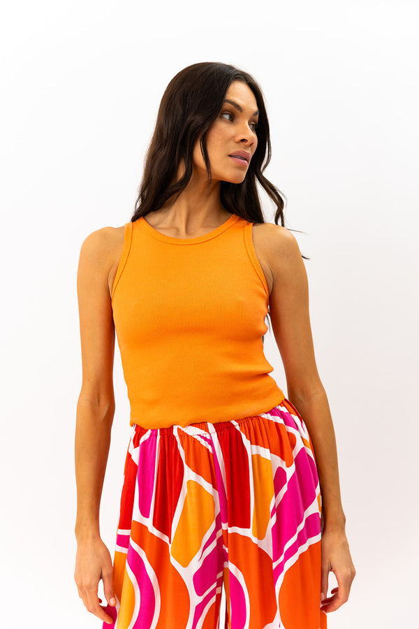 TABA TANK TOP - TANGELO