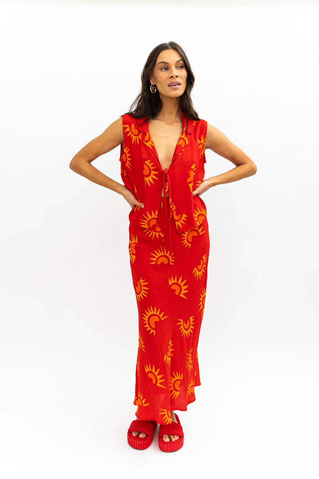 MENDOZA MAXI SKIRT - SAMOS