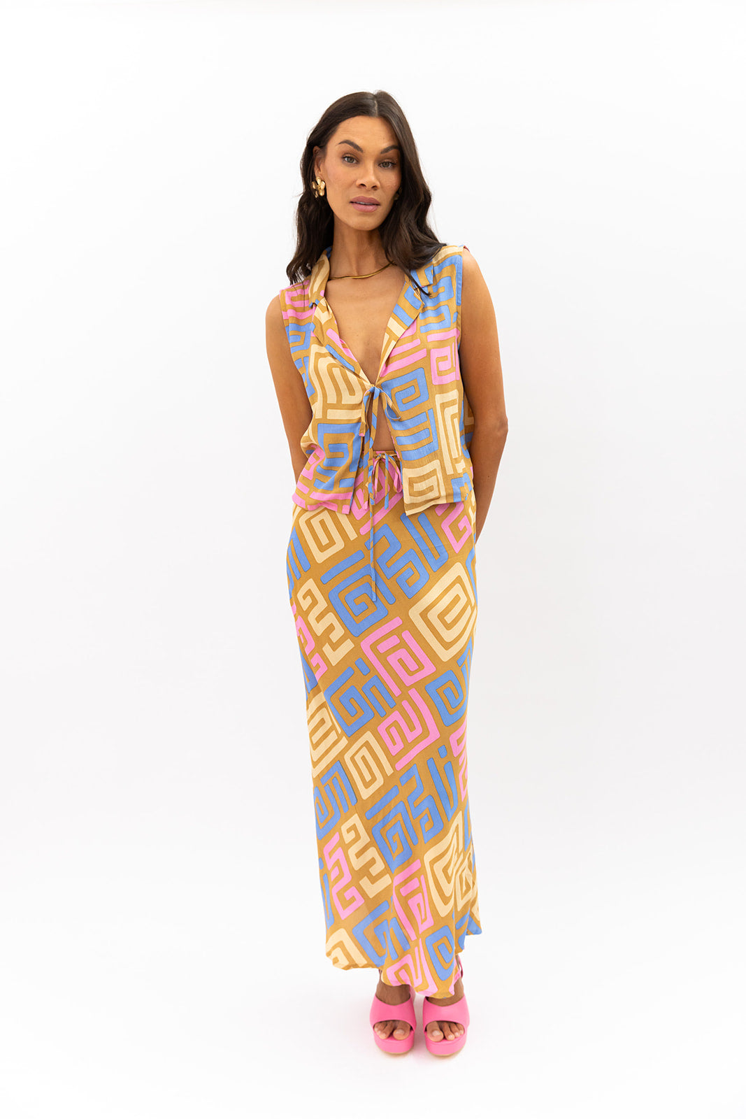 MENDOZA MAXI SKIRT - ARETI