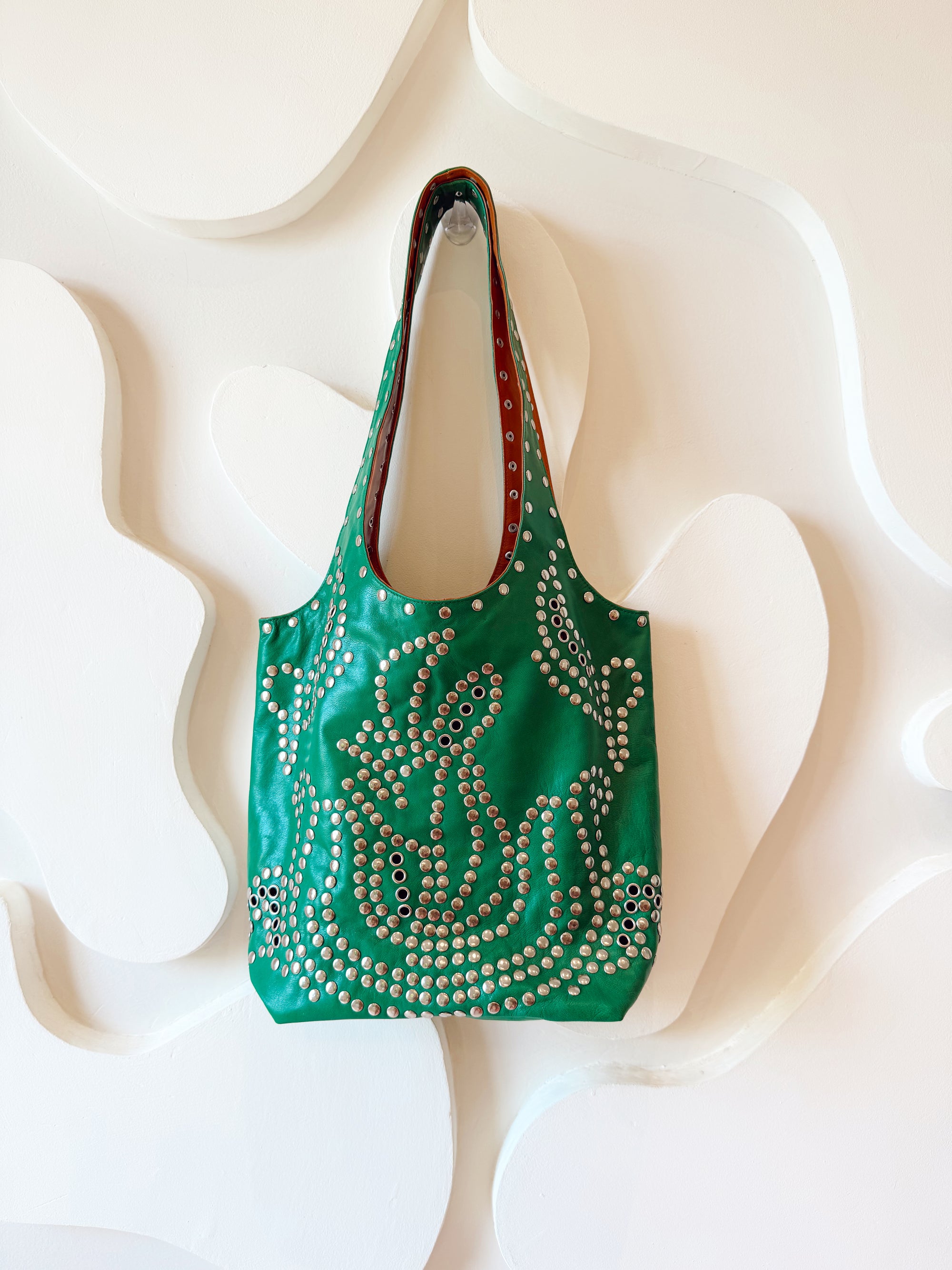 LOTUS BAG - EMERALD