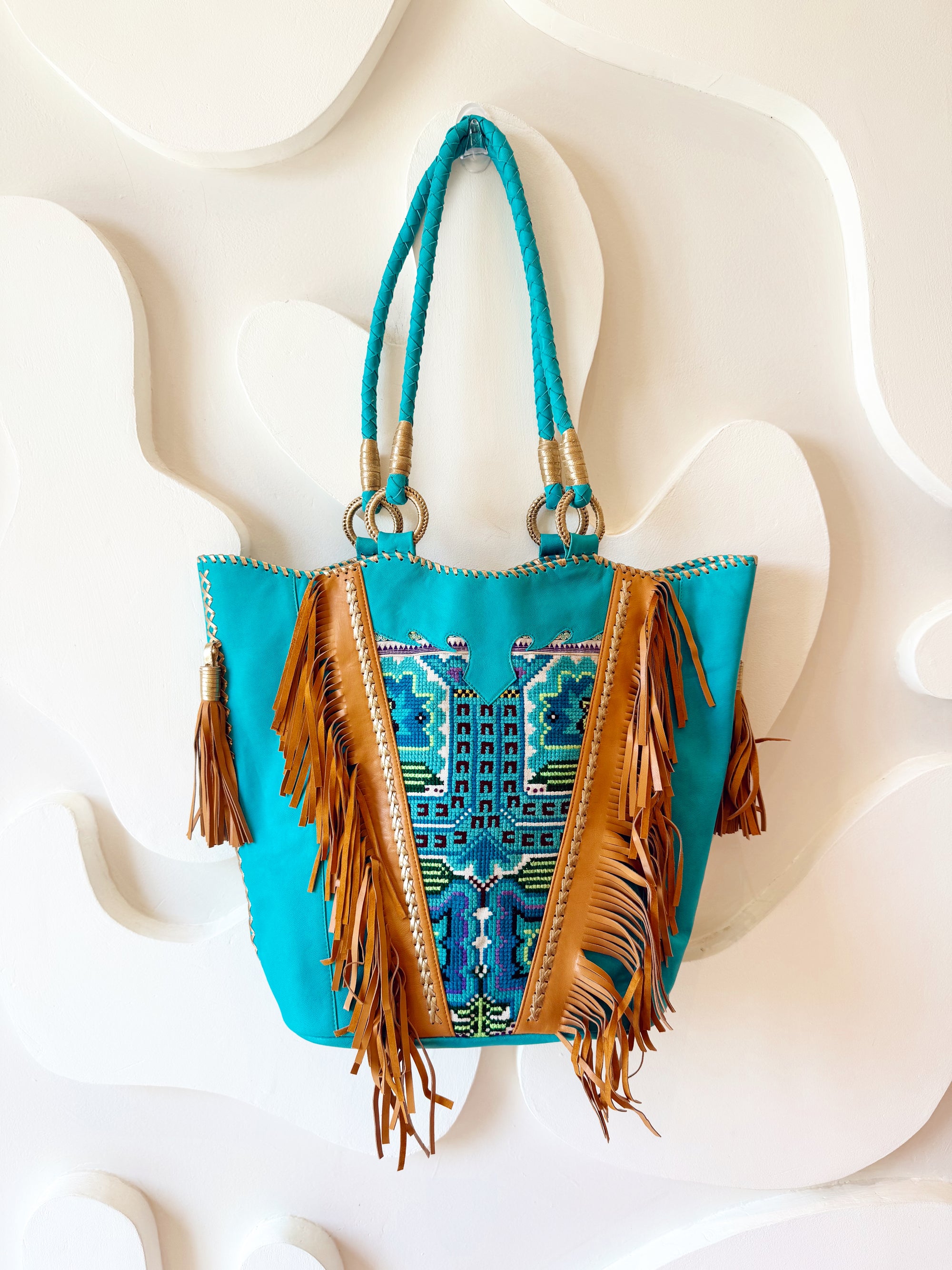 LES TROPIC TOTE - LAGOON