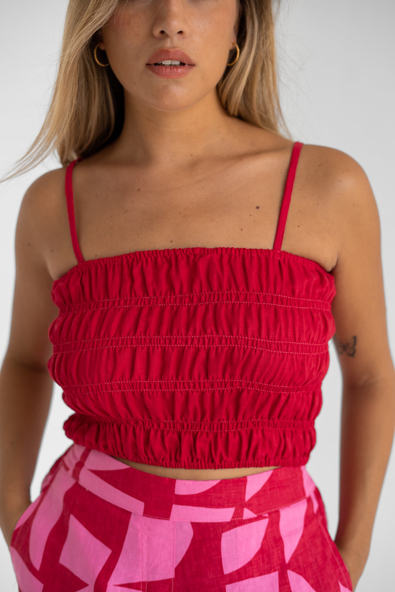 AVALON TOP - CHERRY