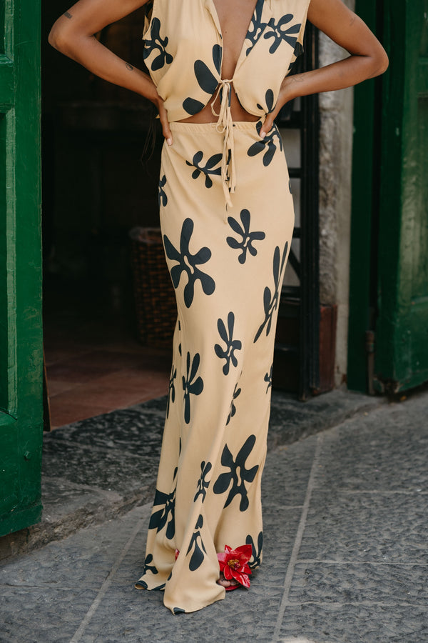 MENDOZA MAXI SKIRT - MIJAS