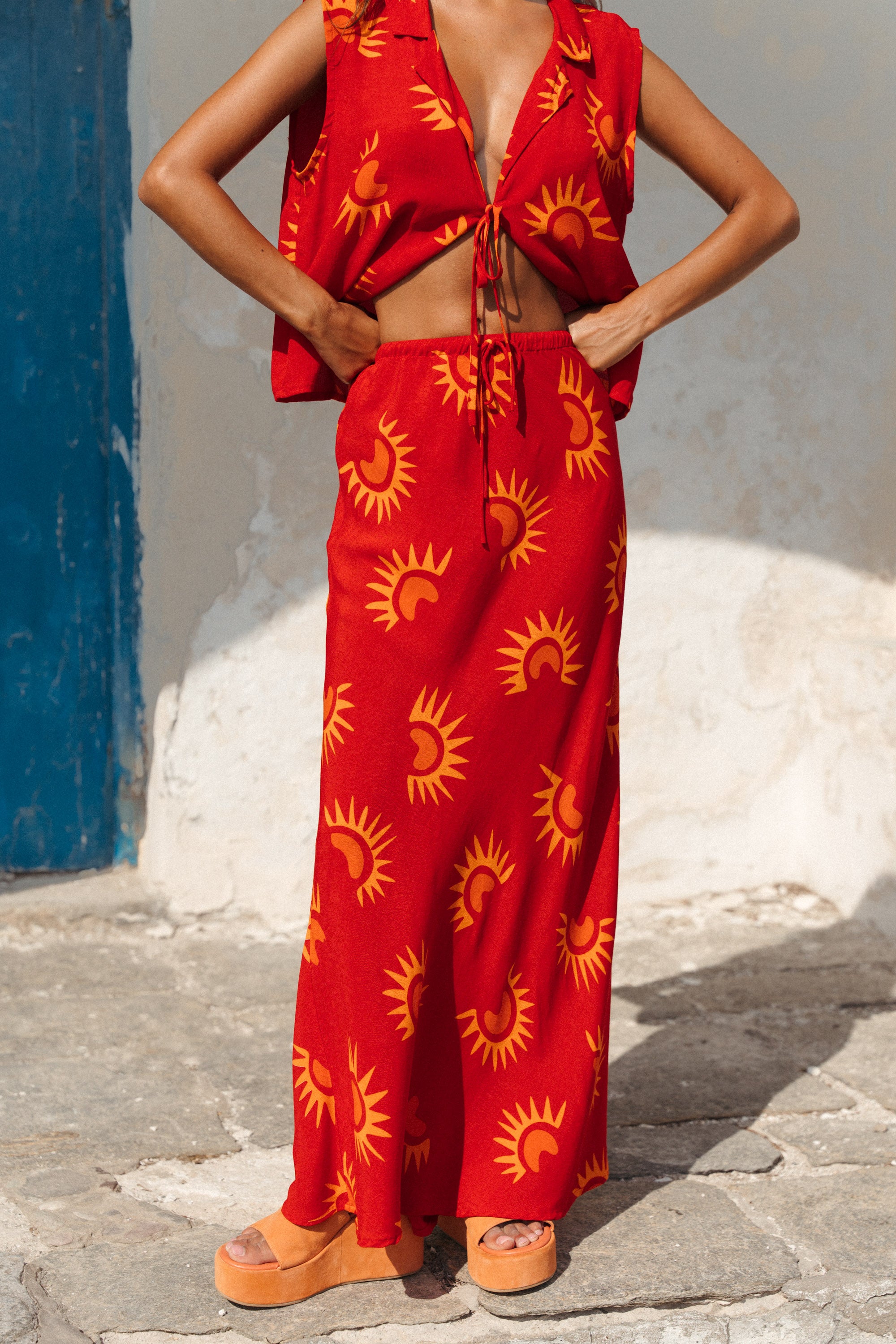 MENDOZA MAXI SKIRT - SAMOS