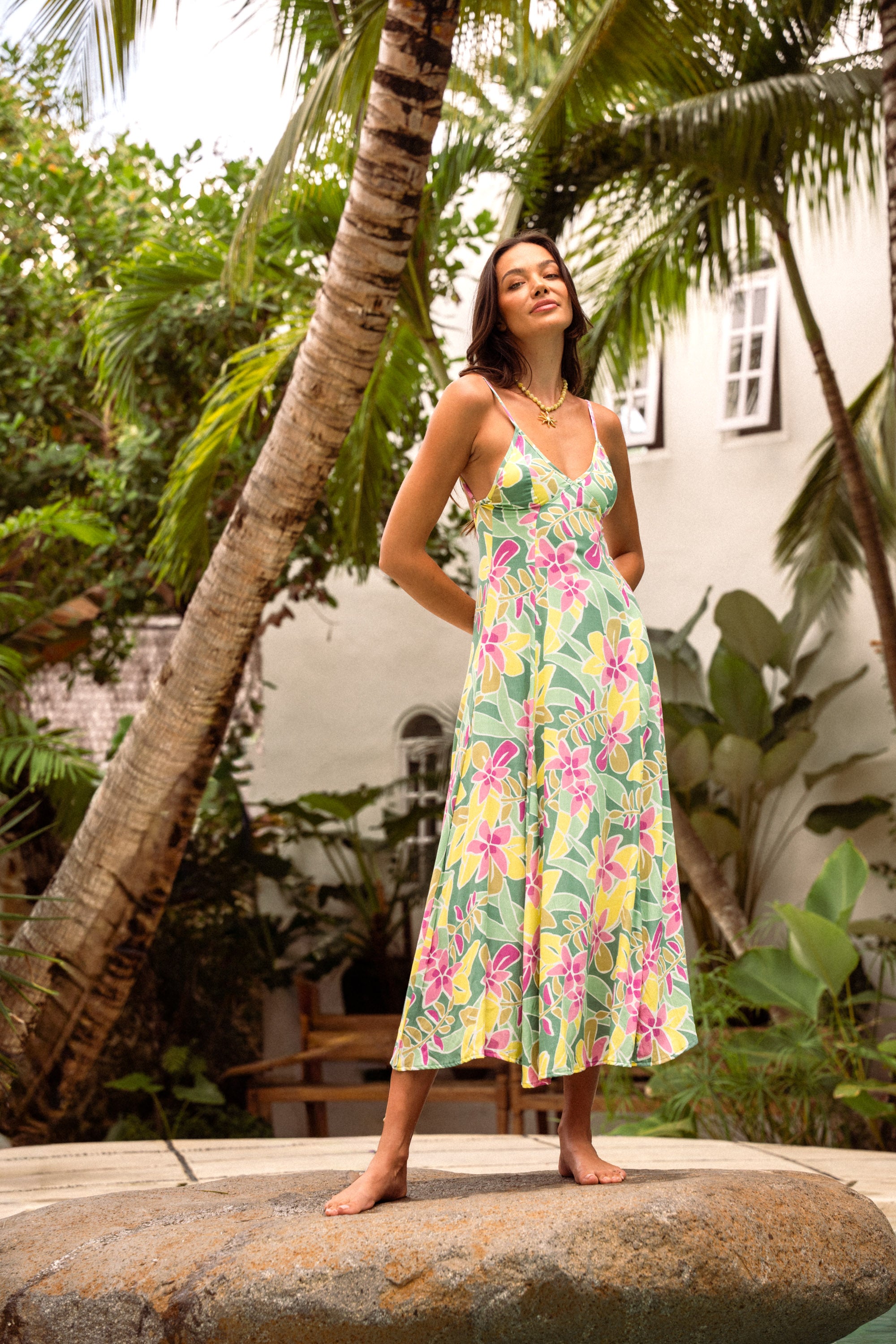 VERADO MAXI DRESS - FLOREN