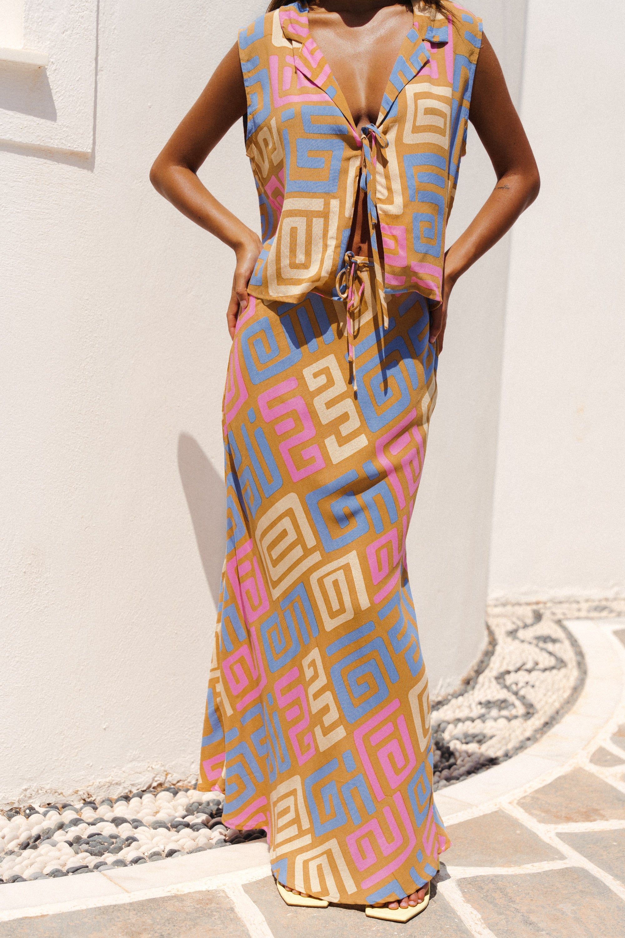 MENDOZA MAXI SKIRT - ARETI