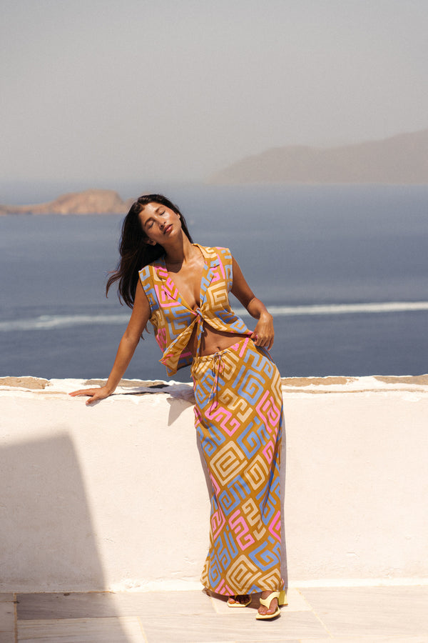 MENDOZA MAXI SKIRT - ARETI
