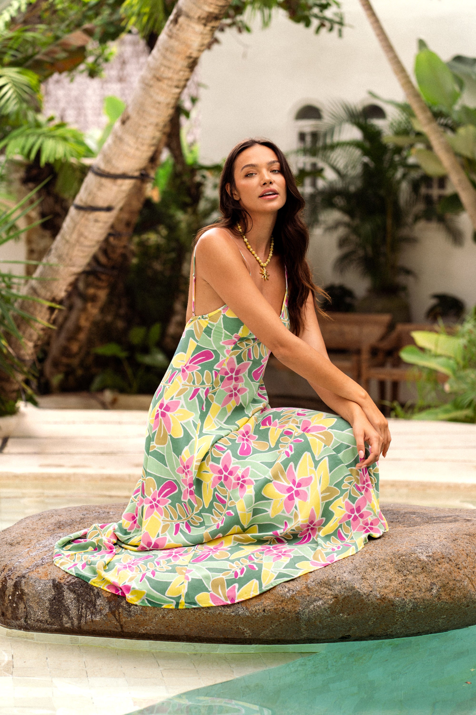 VERADO MAXI DRESS - FLOREN