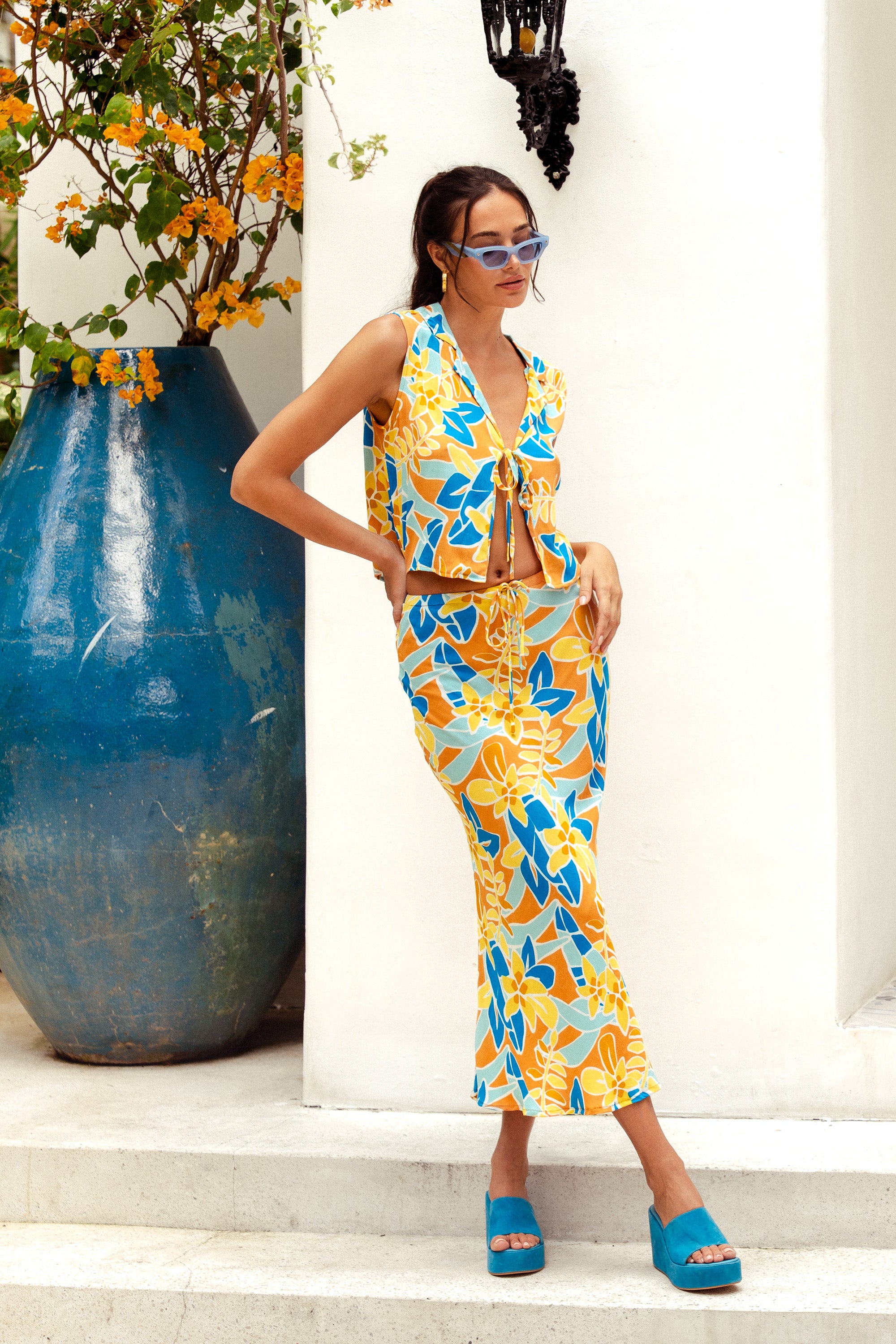 MENDOZA MAXI SKIRT - MARISI