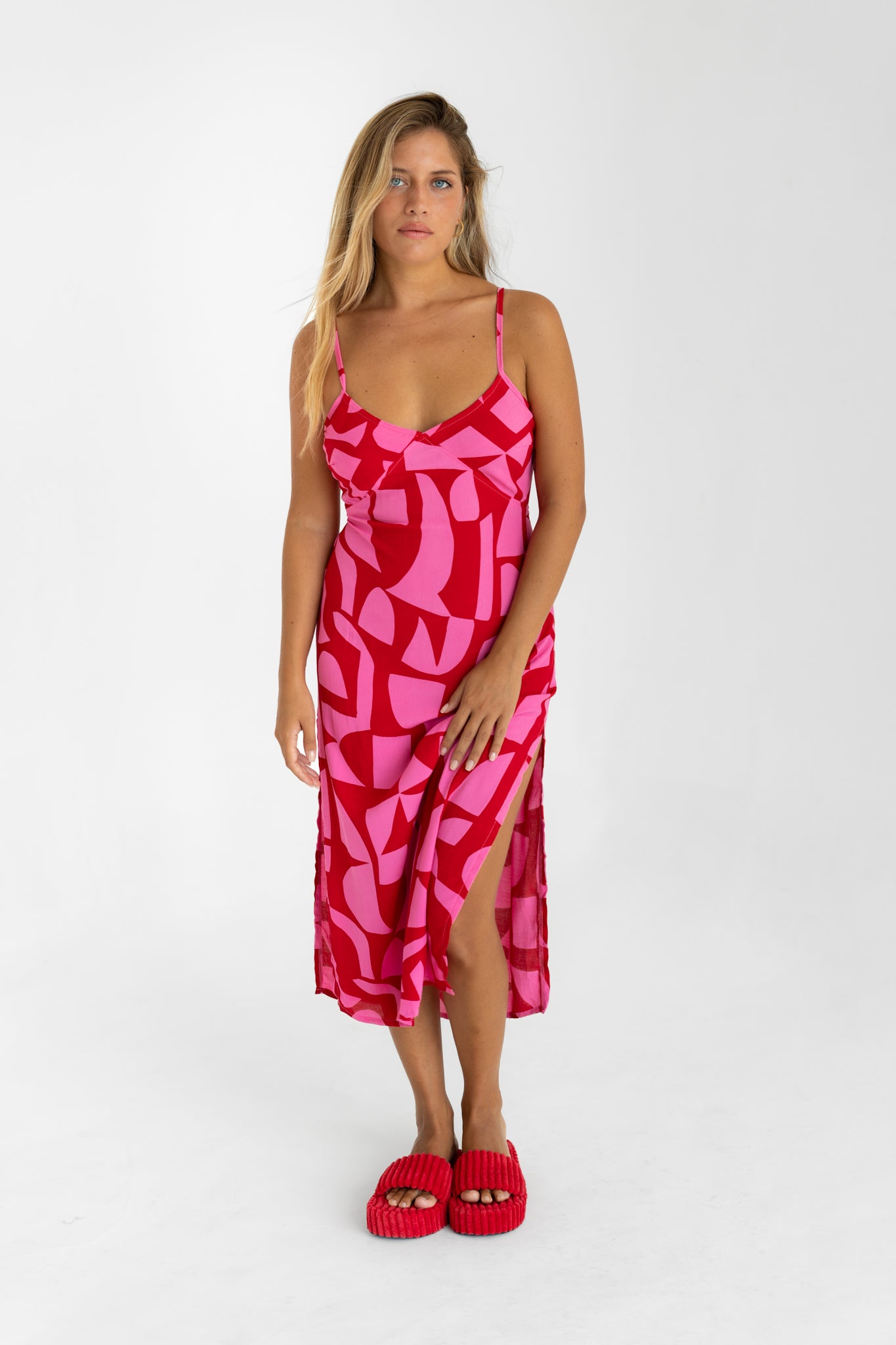 VALENTINA MIDI DRESS - ROCOCO