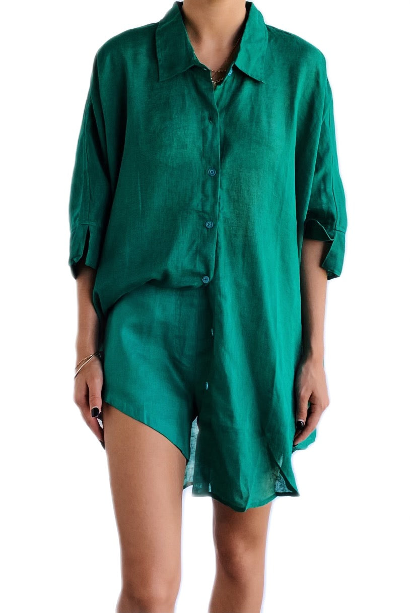 TULUM TOP - EMERALD