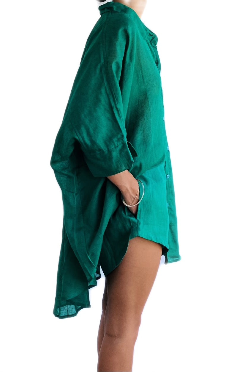 TULUM TOP - EMERALD