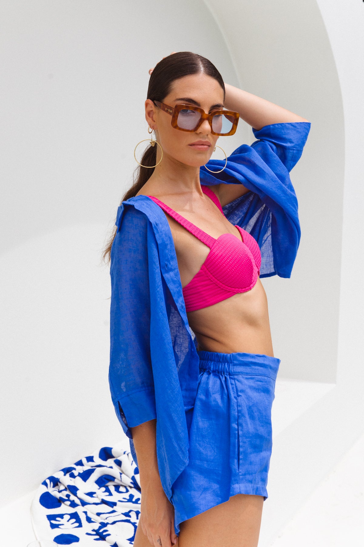 TULUM CROP - AZURE // PRE ORDER