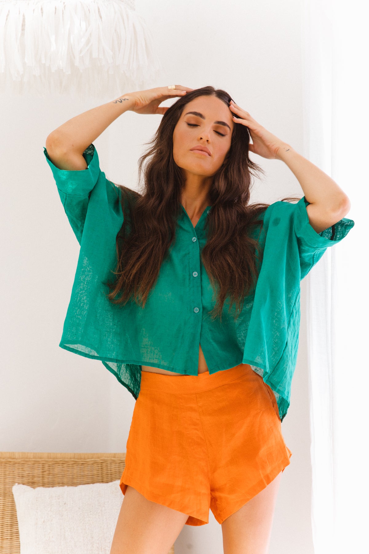 TULUM CROP - EMERALD