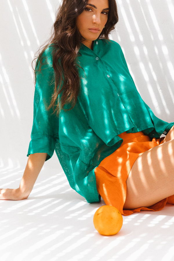 TULUM CROP - EMERALD