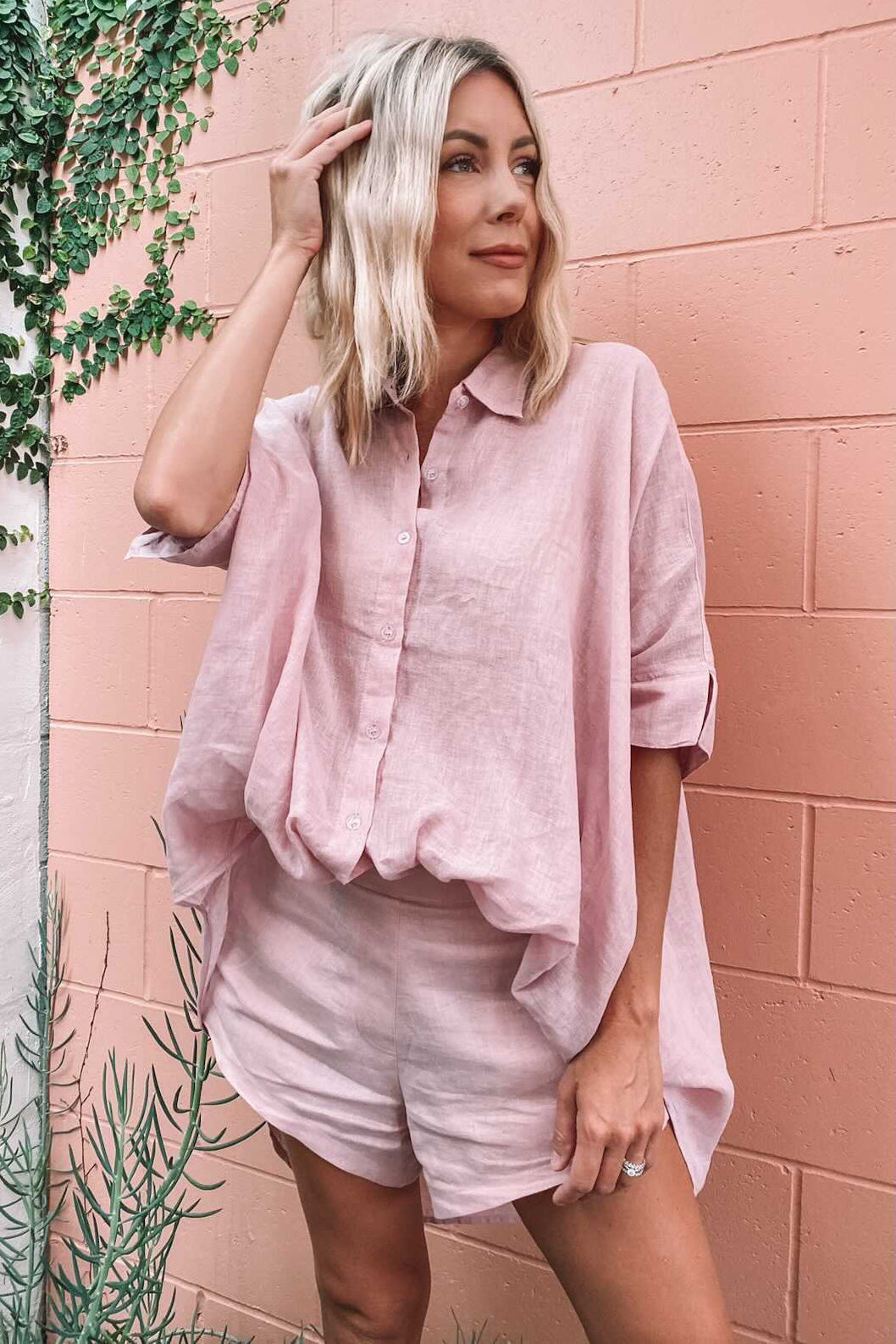 TULUM TOP - DUSTY PINK