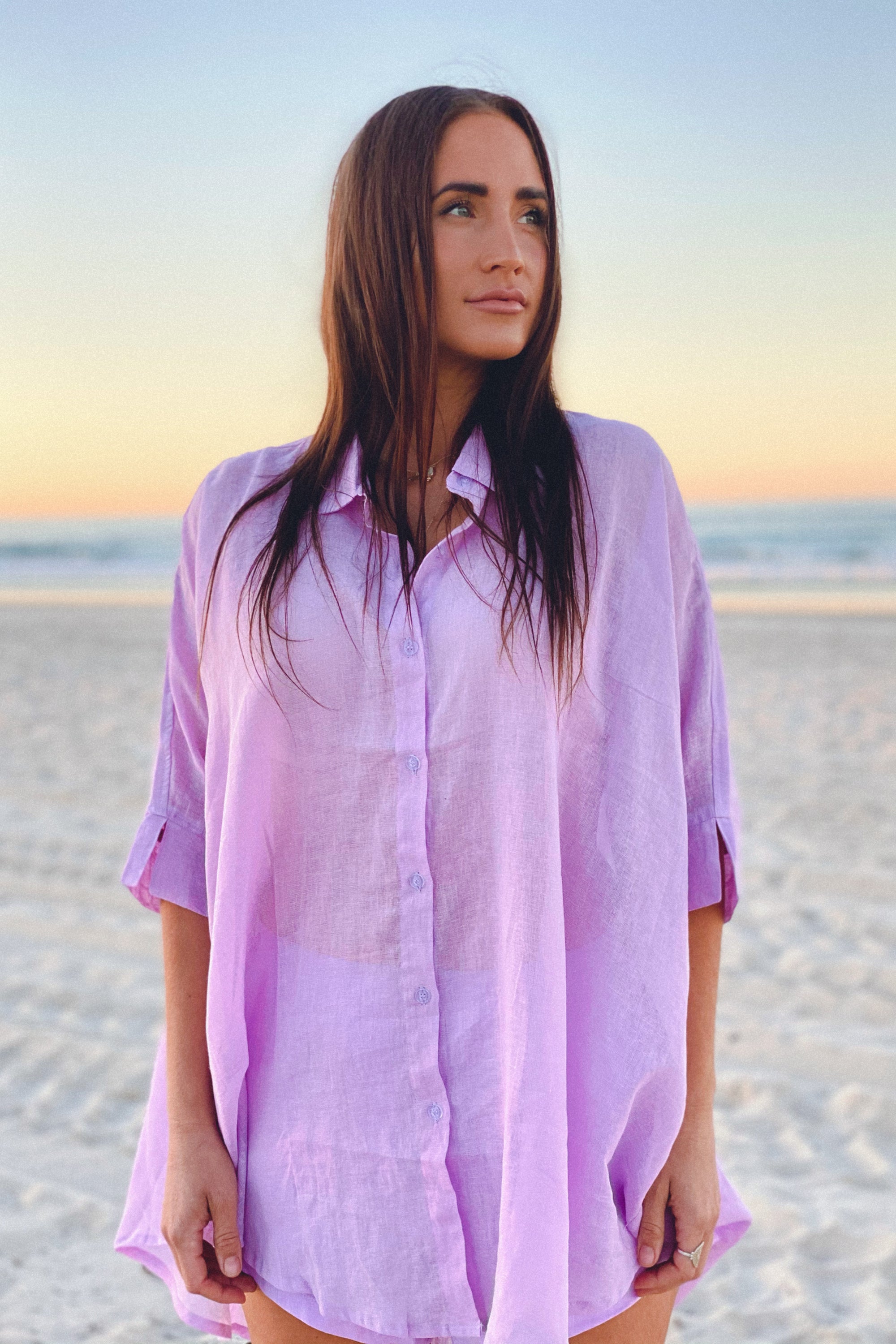 TULUM TOP - LILAC // PRE ORDER