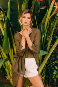 TULUM TOP - OLIVE